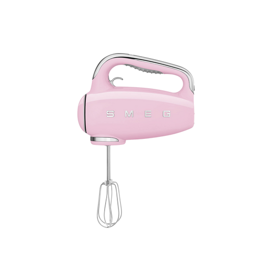 Retro-Style Electric Hand Mixer - Pink