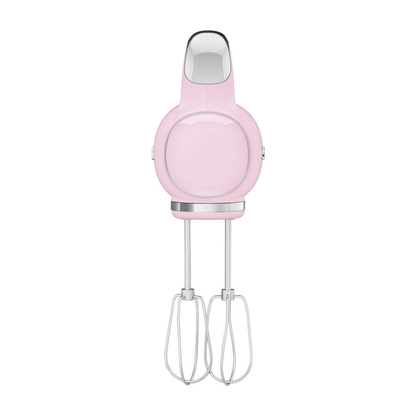 Retro-Style Electric Hand Mixer - Pink