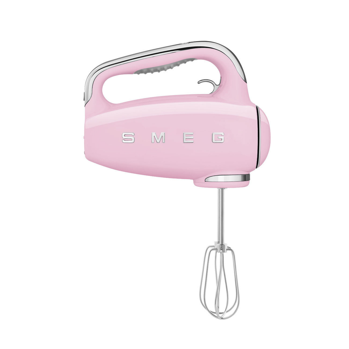 Retro-Style Electric Hand Mixer - Pink