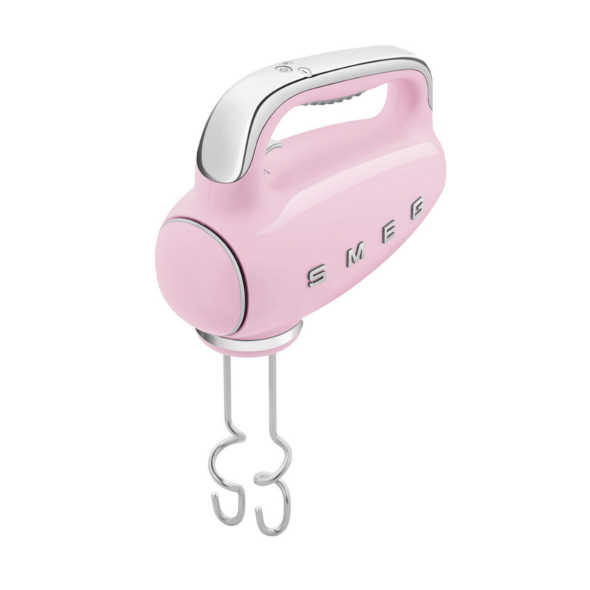Retro-Style Electric Hand Mixer - Pink