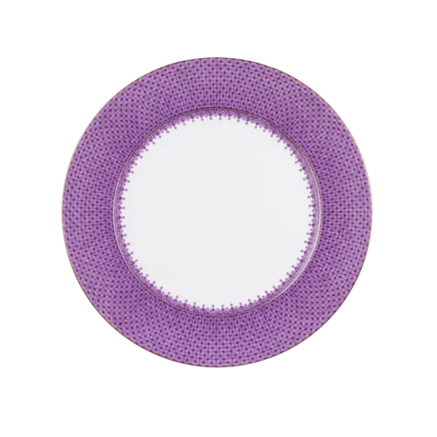 Plum Lace Service Plate - Hosted by Kelly Gaudreau