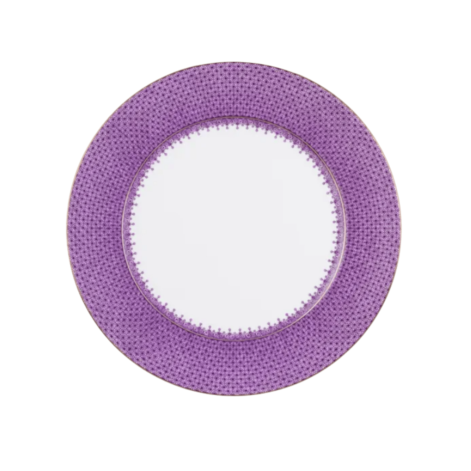 Plum Lace Service Plate - Hosted by Kelly Gaudreau
