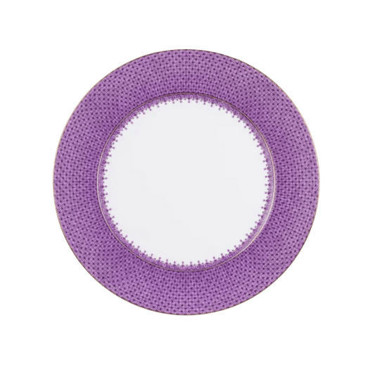 Plum Lace Service Plate - Hosted by Kelly Gaudreau