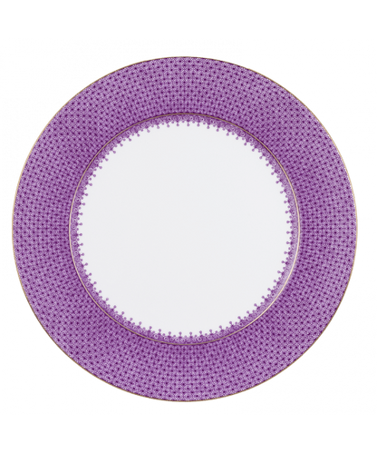 Plum Lace Service Plate - Hosted by Kelly Gaudreau