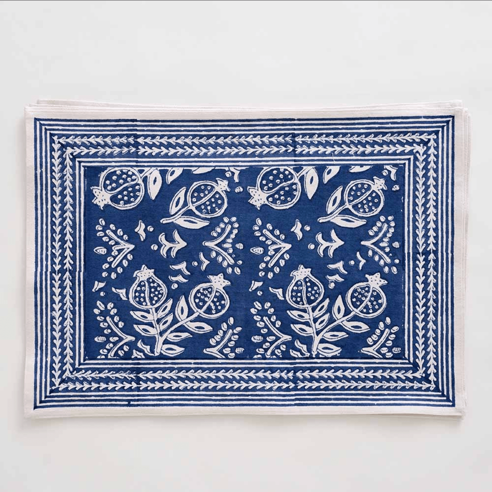 Pomegranate Blue Placemat Set of 4 - Hosted by Kelly Gaudreau