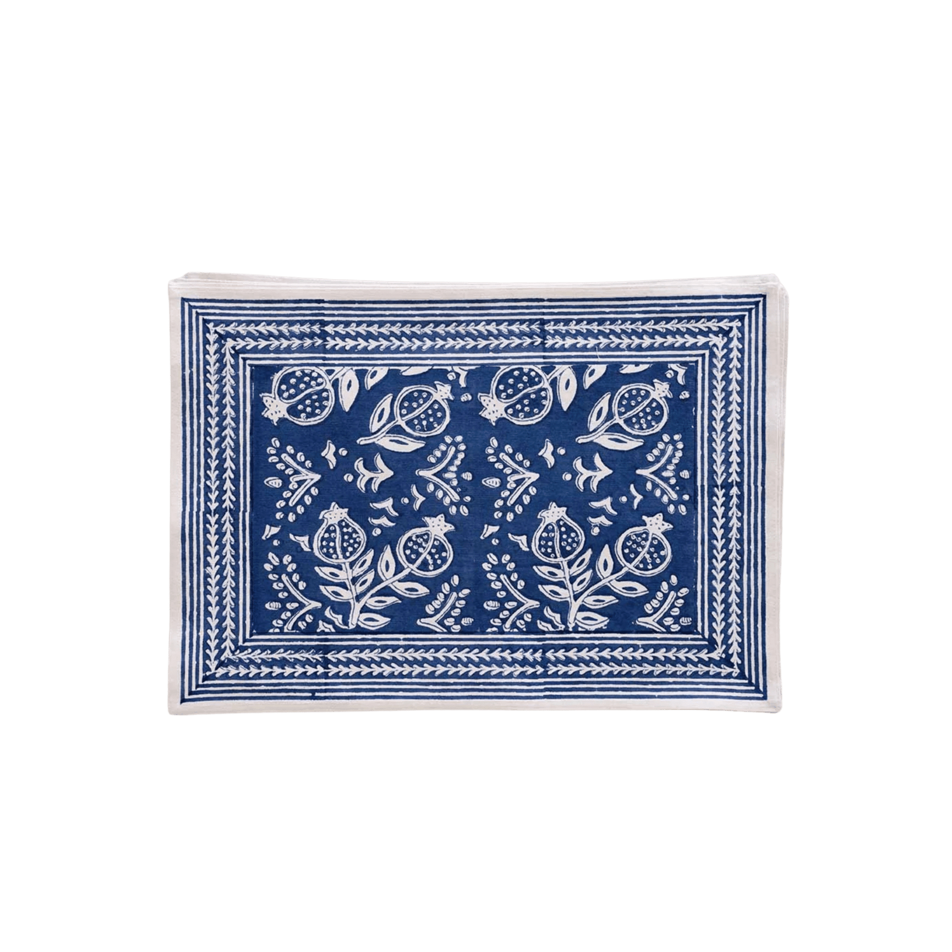 Pomegranate Blue Placemat Set of 4 - Hosted by Kelly Gaudreau