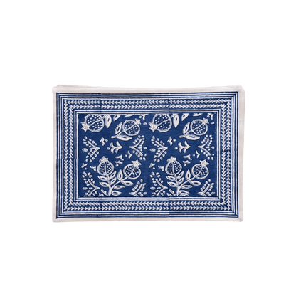 Pomegranate Blue Placemat Set of 4 - Hosted by Kelly Gaudreau