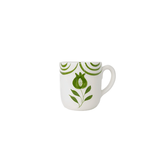 Pomegranate Duet Green Mug Set of 2 - Hosted by Kelly Gaudreau