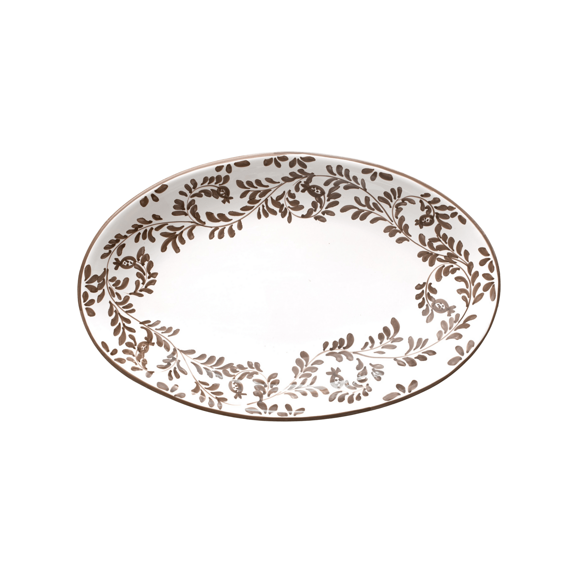 Pomegranate Scroll Oval Tray - Hosted by Kelly Gaudreau