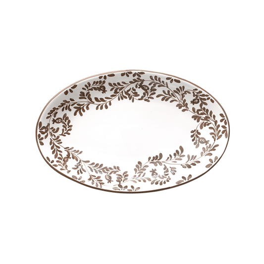 Pomegranate Scroll Oval Tray - Hosted by Kelly Gaudreau