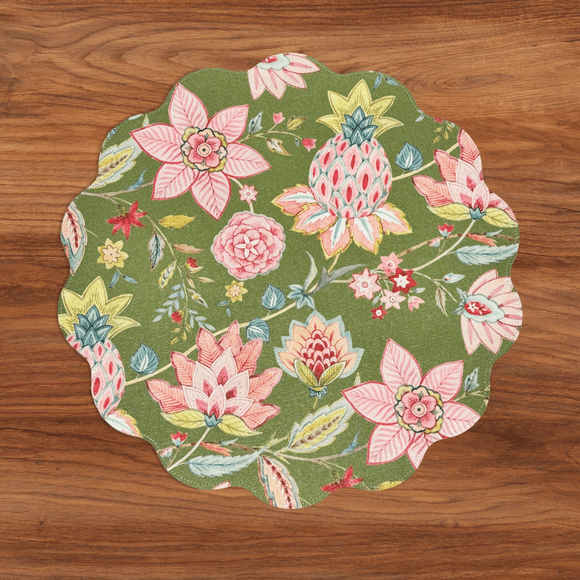 Preppy Plaid Reversible Round Placemats - Set of 4 - Hosted by Kelly Gaudreau