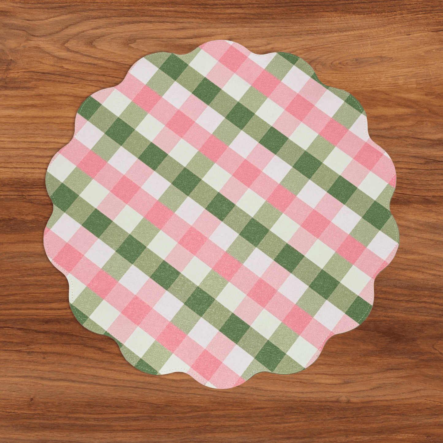 Preppy Plaid Reversible Round Placemats - Set of 4 - Hosted by Kelly Gaudreau