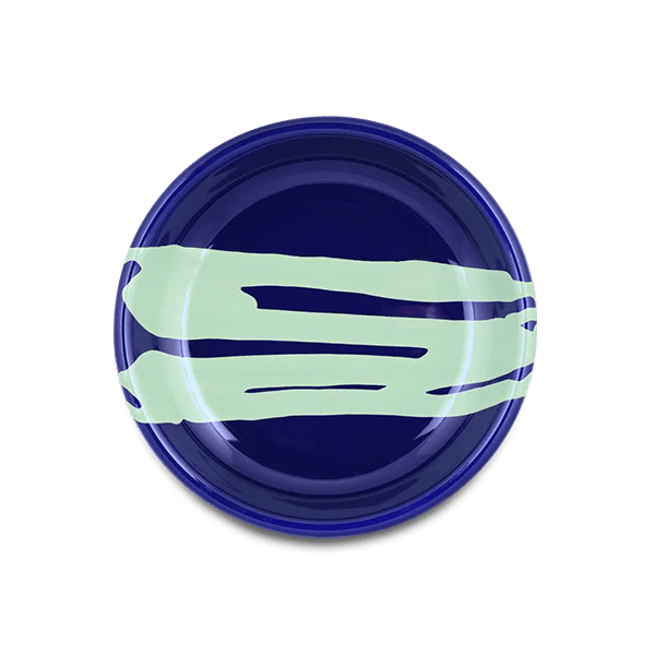 Primavera Small Plate Mint on Indigo - Hosted by Kelly Gaudreau