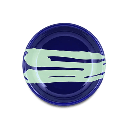 Primavera Small Plate Mint on Indigo - Hosted by Kelly Gaudreau