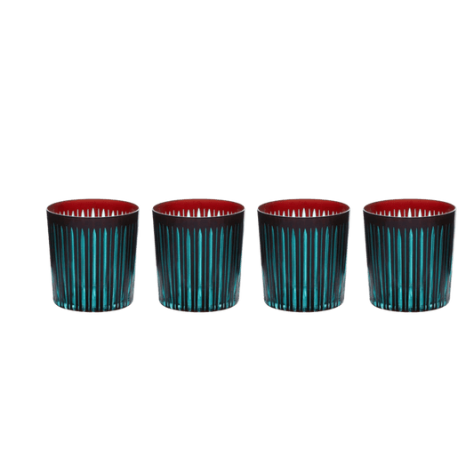 Prism Double Old Fashioned Glasses - Set of 4 - Hosted by Kelly Gaudreau