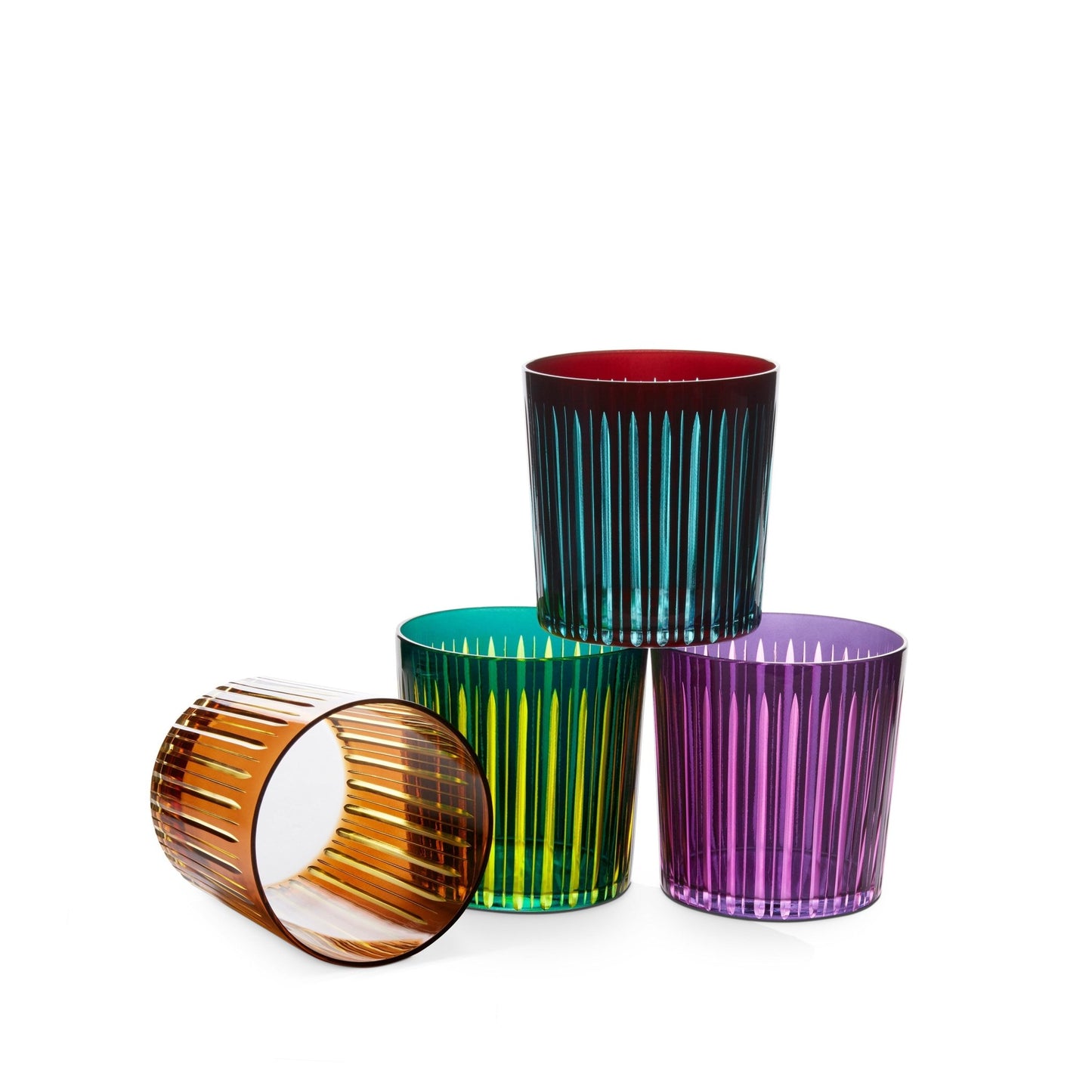 Prism Double Old Fashioned Glasses - Set of 4 - Hosted by Kelly Gaudreau