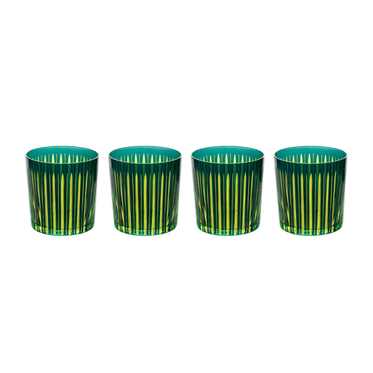 Prism Double Old Fashioned Glasses - Set of 4 - Hosted by Kelly Gaudreau