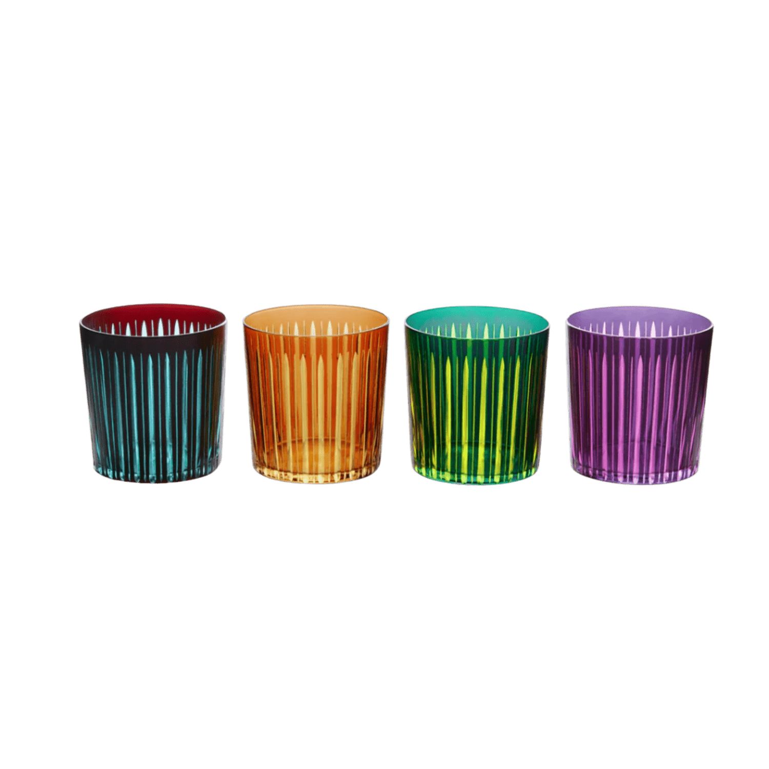 Prism Double Old Fashioned Glasses - Set of 4 - Hosted by Kelly Gaudreau