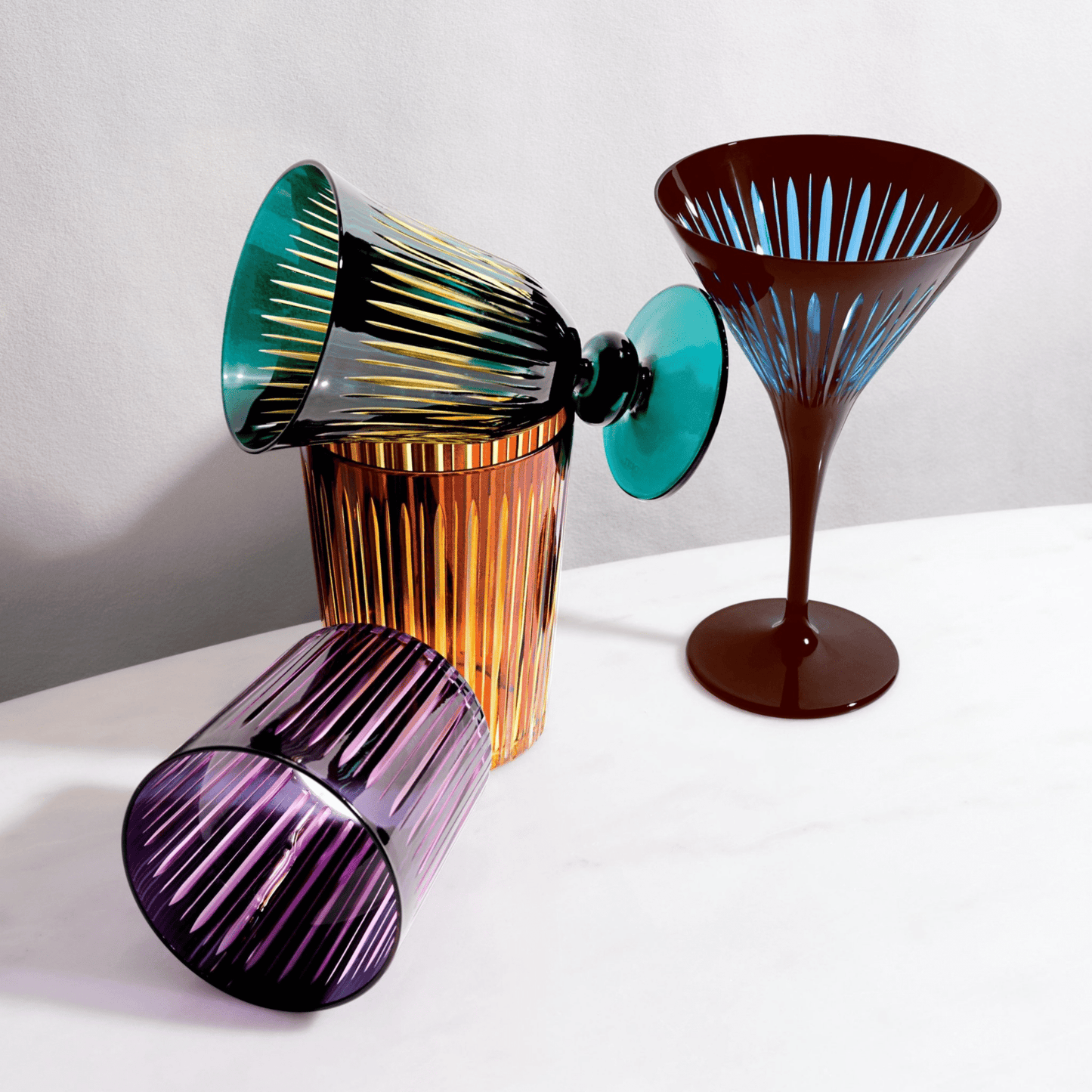 Prism Martini Glasses - Set of 4 - Hosted by Kelly Gaudreau