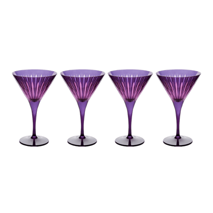 Prism Martini Glasses - Set of 4 - Hosted by Kelly Gaudreau