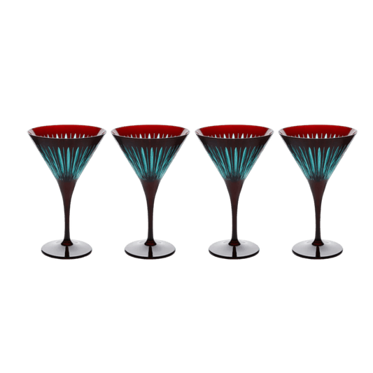 Prism Martini Glasses - Set of 4 - Hosted by Kelly Gaudreau