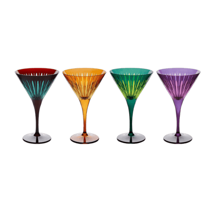 Prism Martini Glasses - Set of 4 - Hosted by Kelly Gaudreau