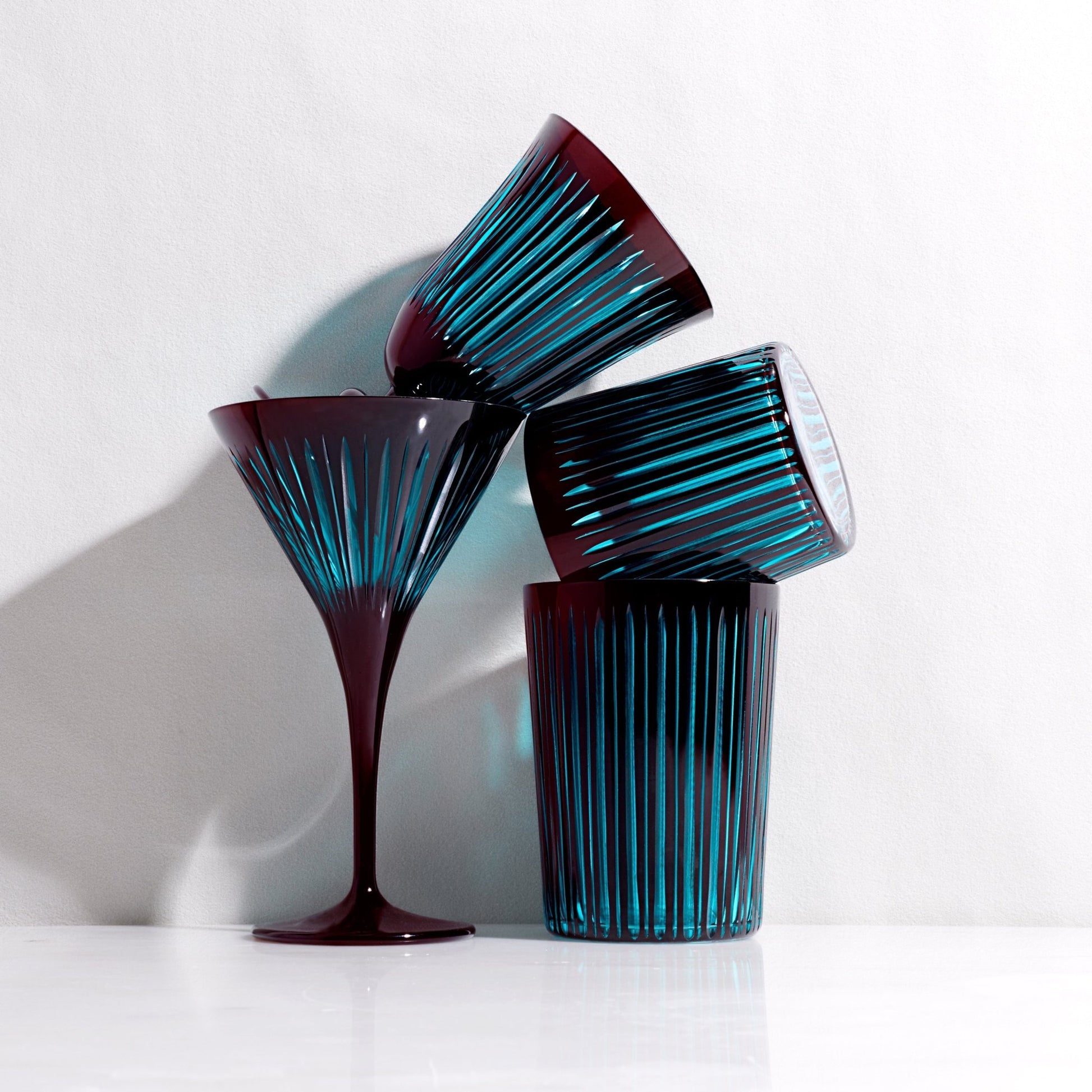 Prism Wine Bordeaux Glasses - Set of 4 - Hosted by Kelly Gaudreau