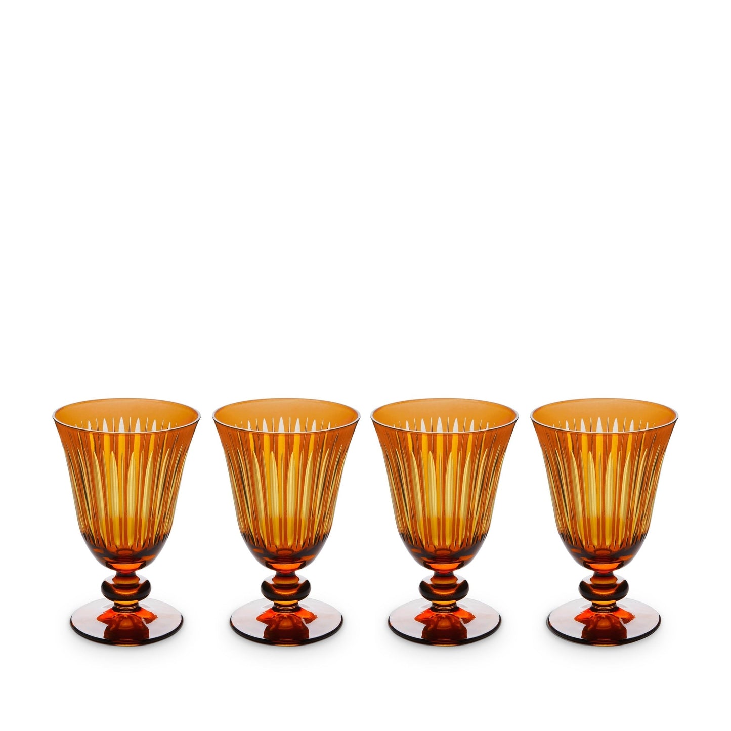 Prism Wine Glasses - Amber (Set of 4) - Hosted by Kelly Gaudreau