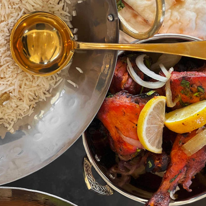 Punjabi Brass Serving Spoon - Hosted by Kelly Gaudreau