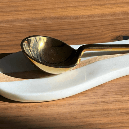 Punjabi Brass Serving Spoon - Hosted by Kelly Gaudreau