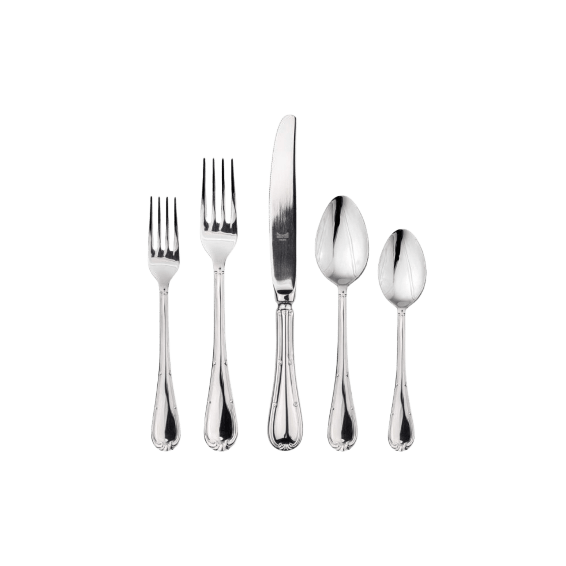 Raffaello Mirror Stainless Steel 5 Piece Flatware Set - Hosted by Kelly Gaudreau