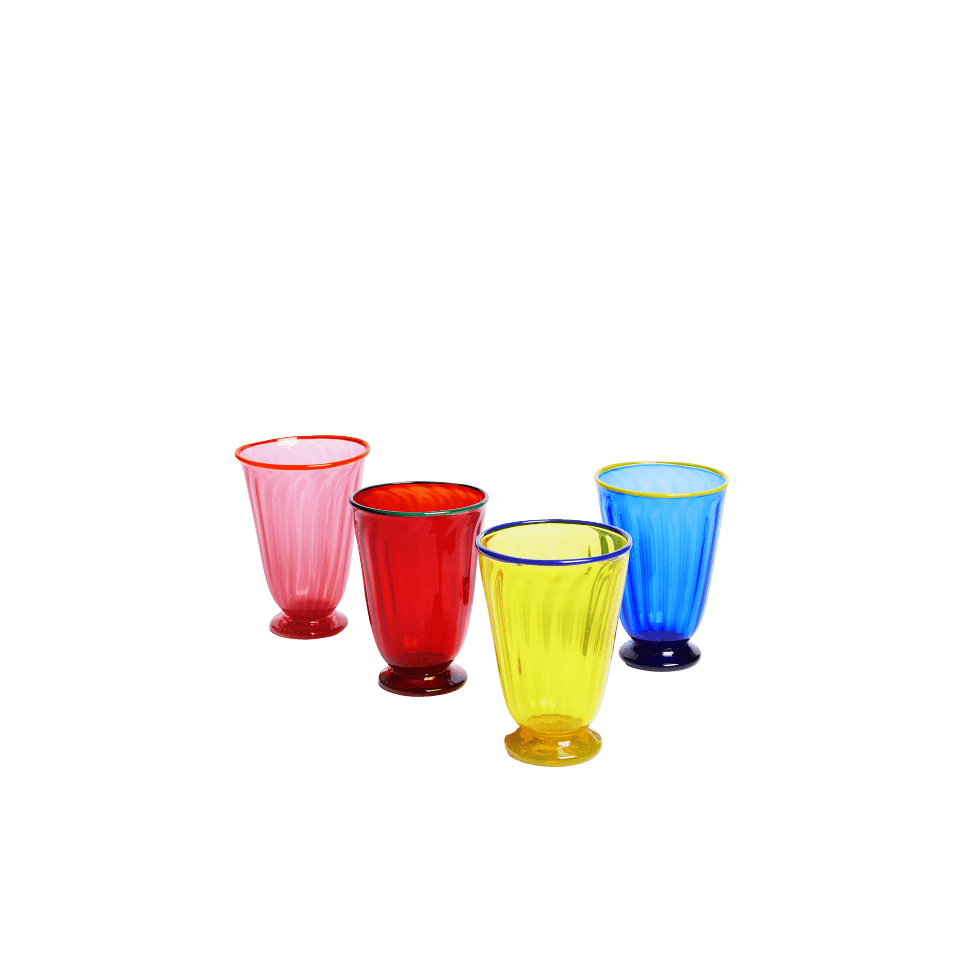 Rainbow Glass Set of 4 - Hosted by Kelly Gaudreau