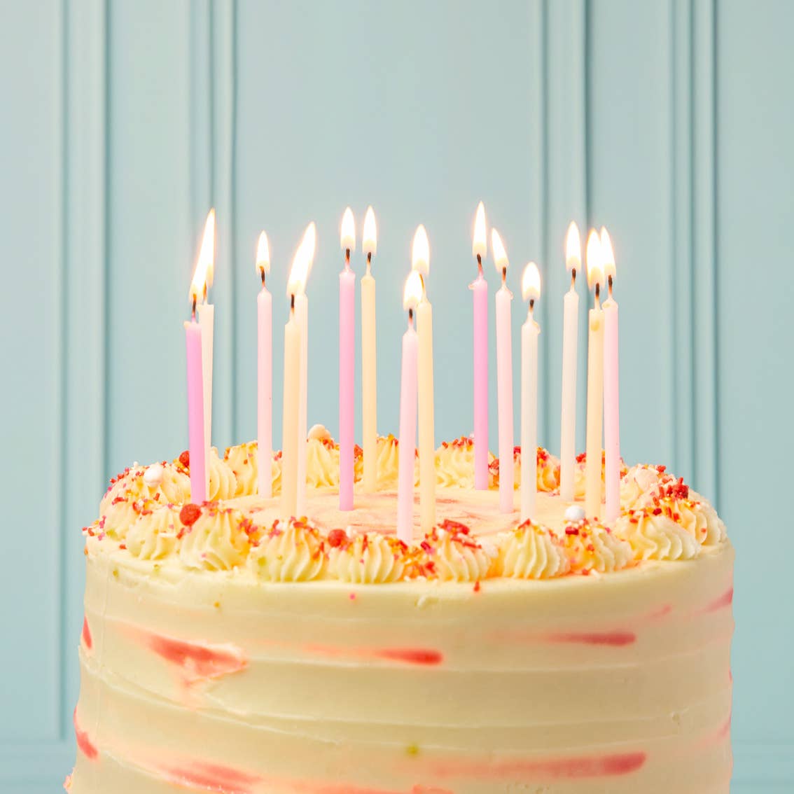 Rainbow Pastel Birthday Candles - 16 Pack - Hosted by Kelly Gaudreau