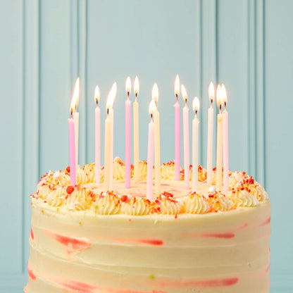 Rainbow Pastel Birthday Candles - 16 Pack - Hosted by Kelly Gaudreau