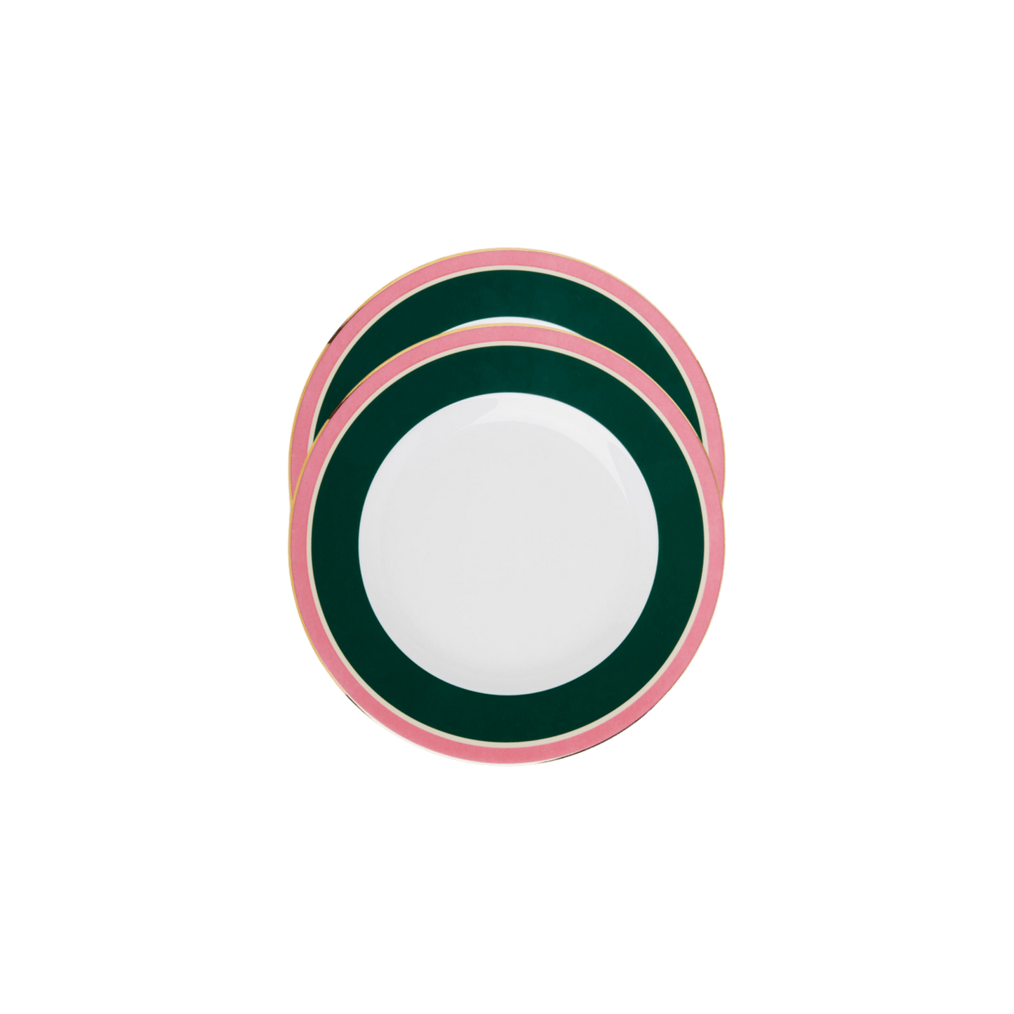 Rainbow Verde in Porcelain Dinner Plates Set Of 2 - Hosted by Kelly Gaudreau