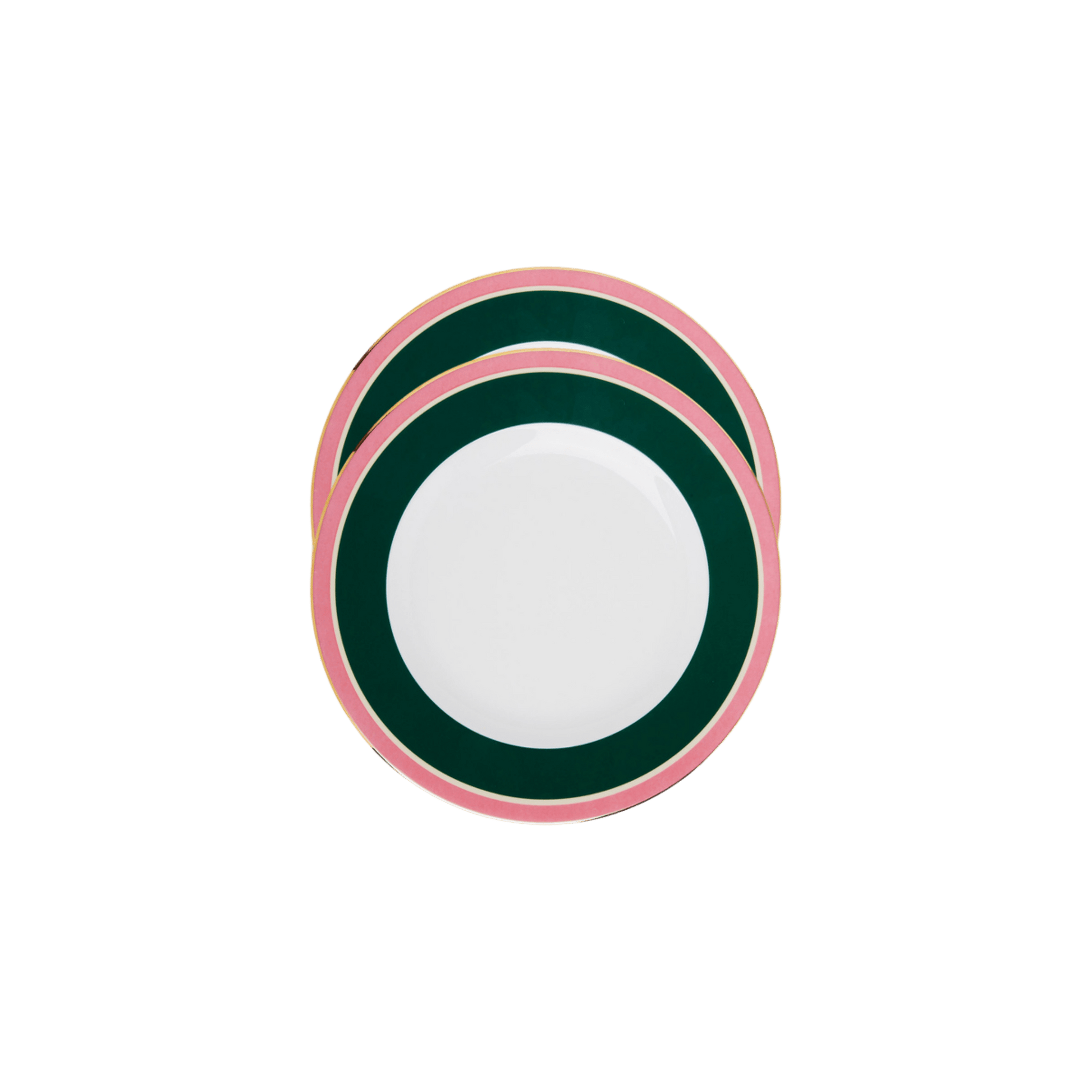 Rainbow Verde in Porcelain Dinner Plates Set Of 2 - Hosted by Kelly Gaudreau