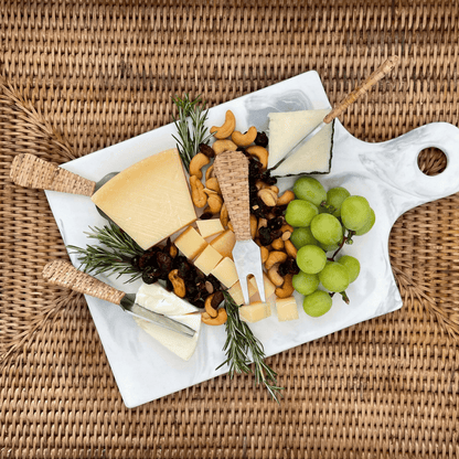 Rattan Stainless - Steel Cheese Knives Set of 4 - Hosted by Kelly Gaudreau