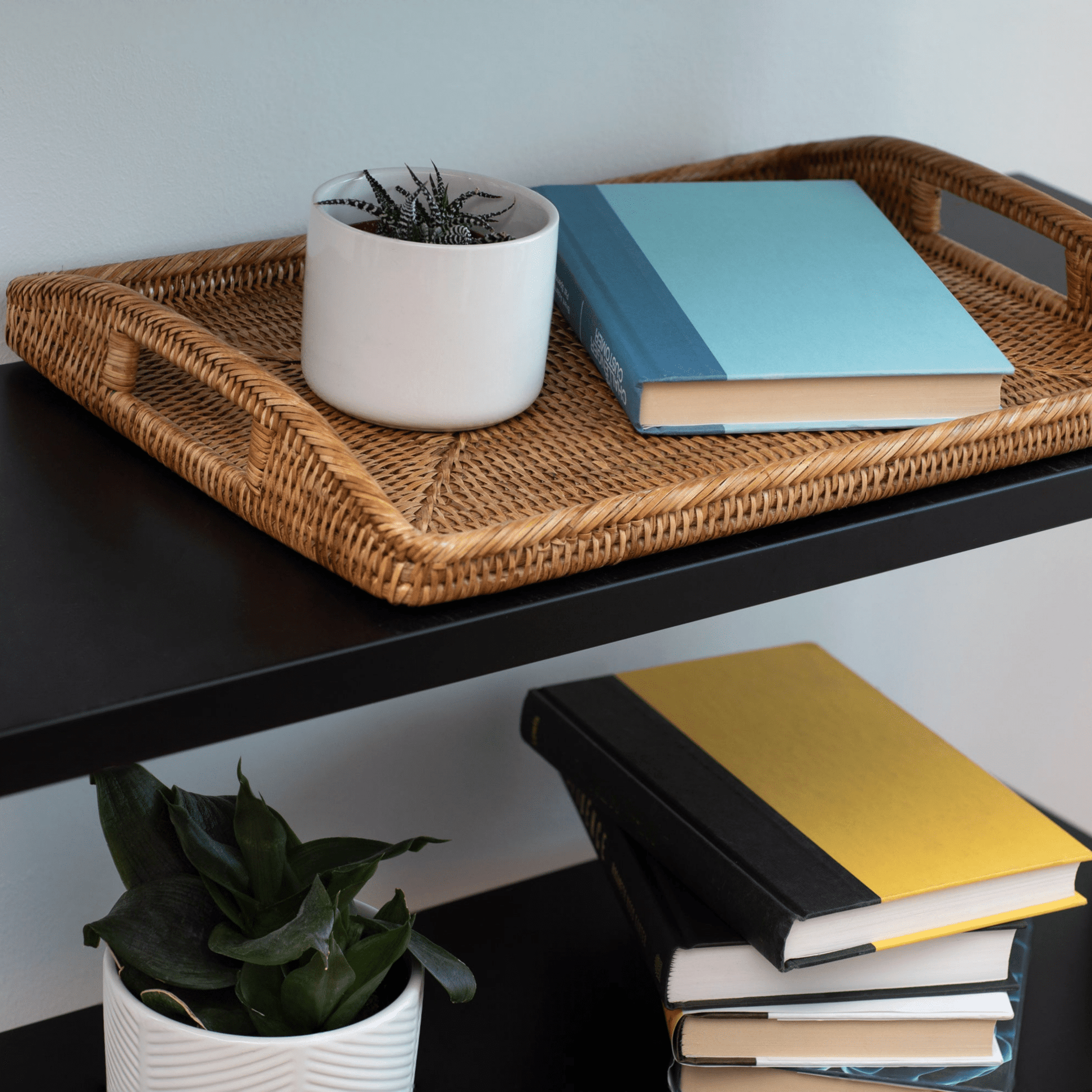 Rectangular Tray with Glass Insert - 14" - Hosted by Kelly Gaudreau