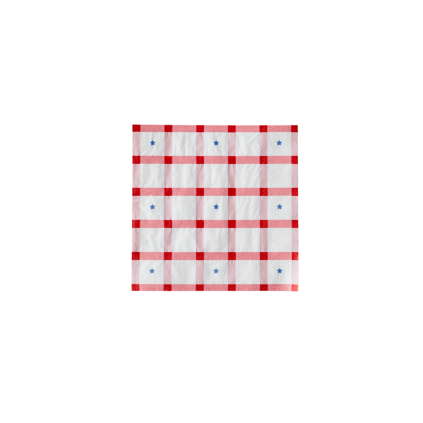 Red Gingham 4th of July Large Napkins – Set of 20 - Hosted by Kelly Gaudreau