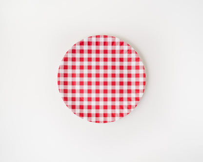 Red Gingham Melamine Platter - Hosted by Kelly Gaudreau