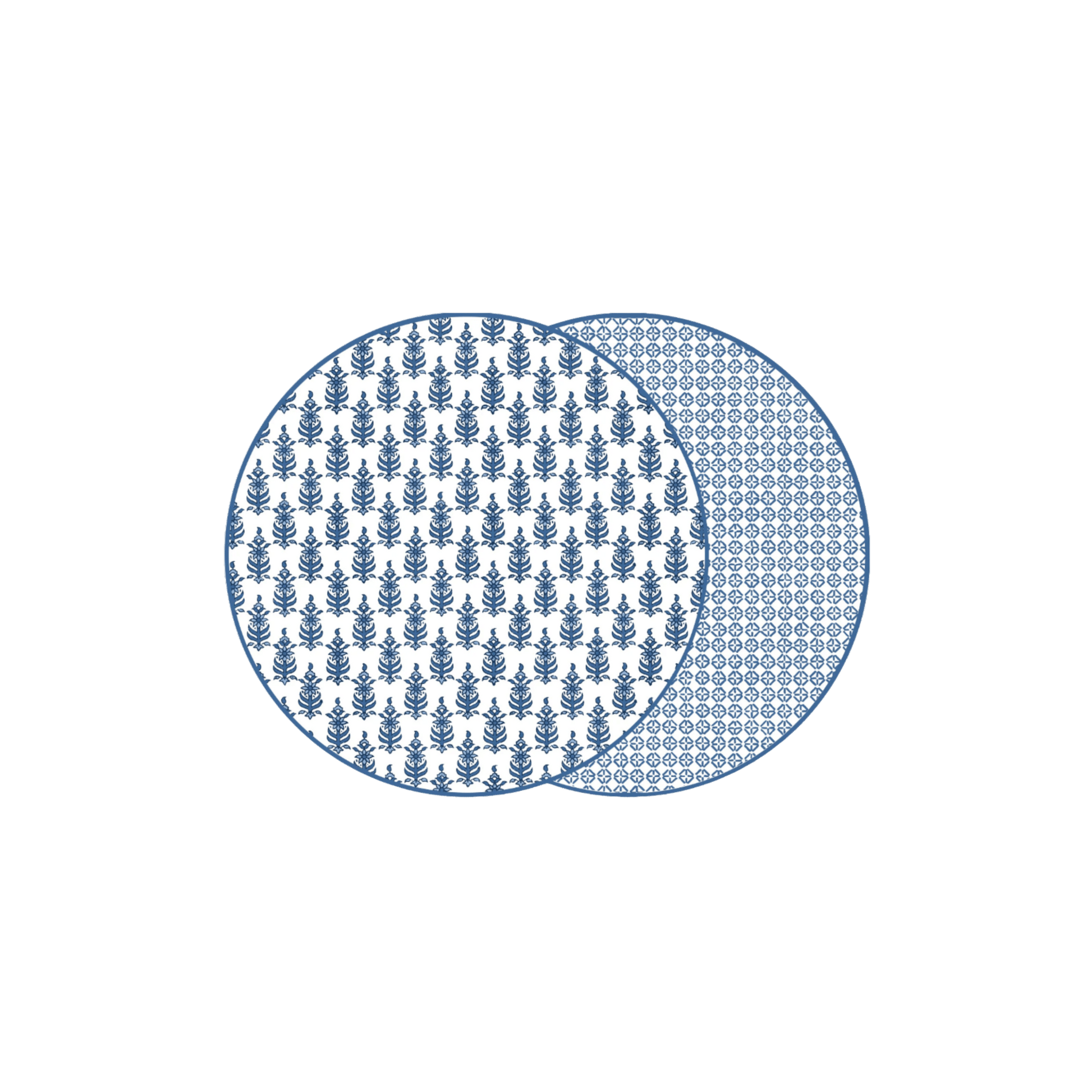 Reversible Raj and Jaipur Placemat in Denim - Hosted by Kelly Gaudreau