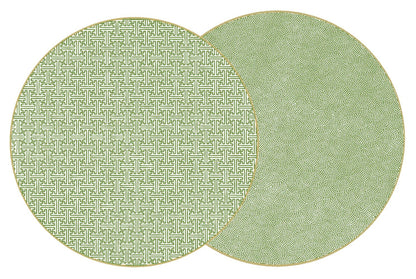Reversible Sayagata Placemat in Saxon Green - Hosted by Kelly Gaudreau