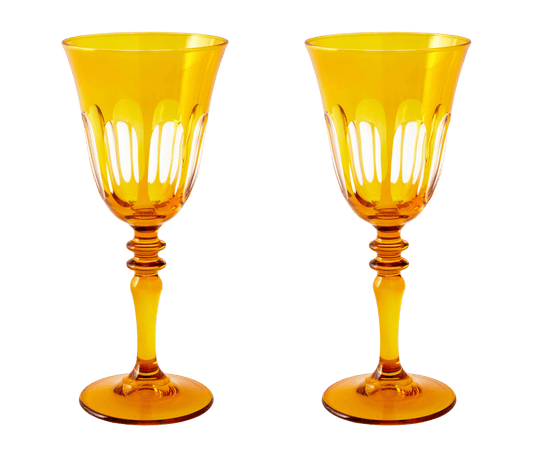 Rialto Glass Wine in Ginger Set of 2 - Hosted by Kelly Gaudreau