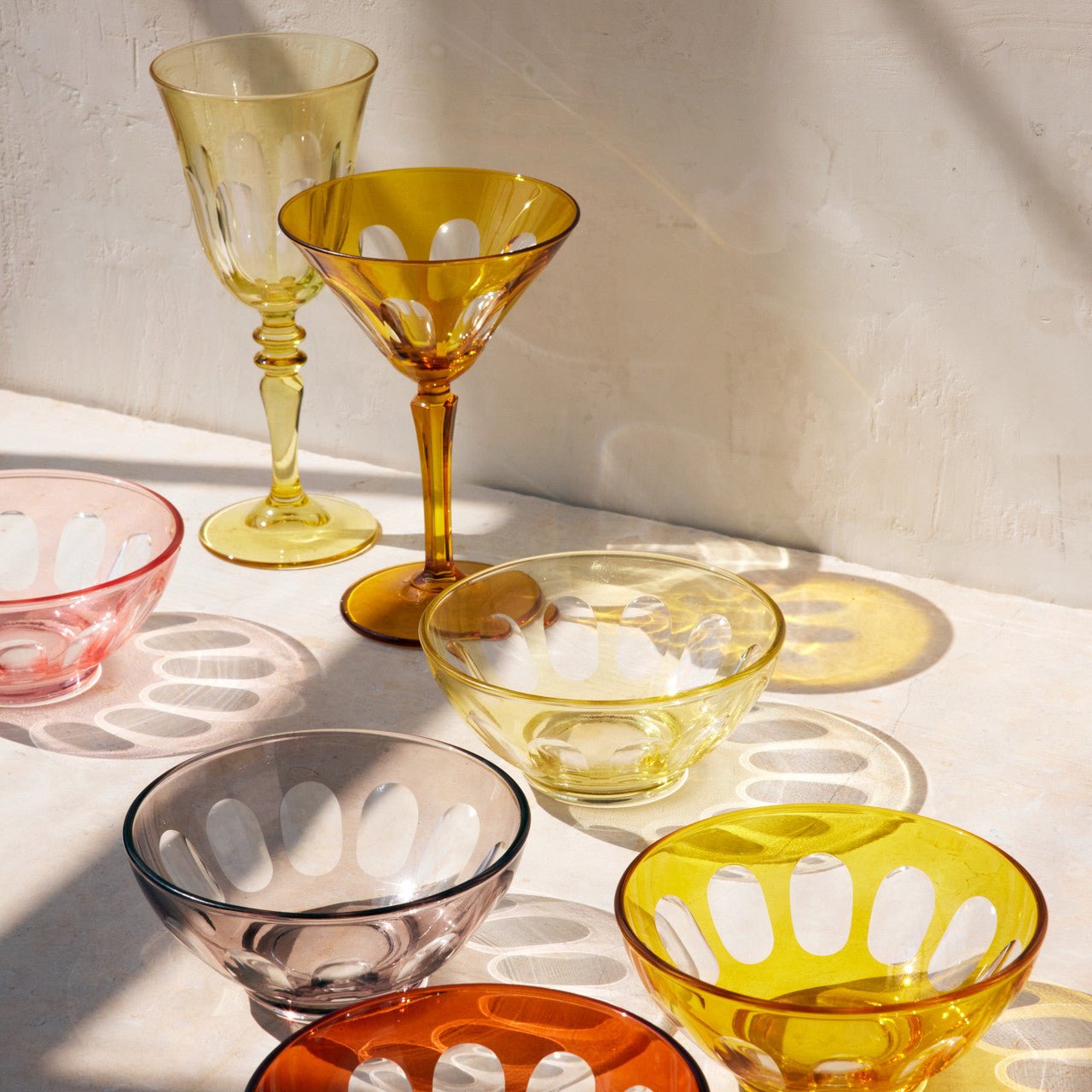 Rialto Glass Wine in Ginger Set of 2 - Hosted by Kelly Gaudreau