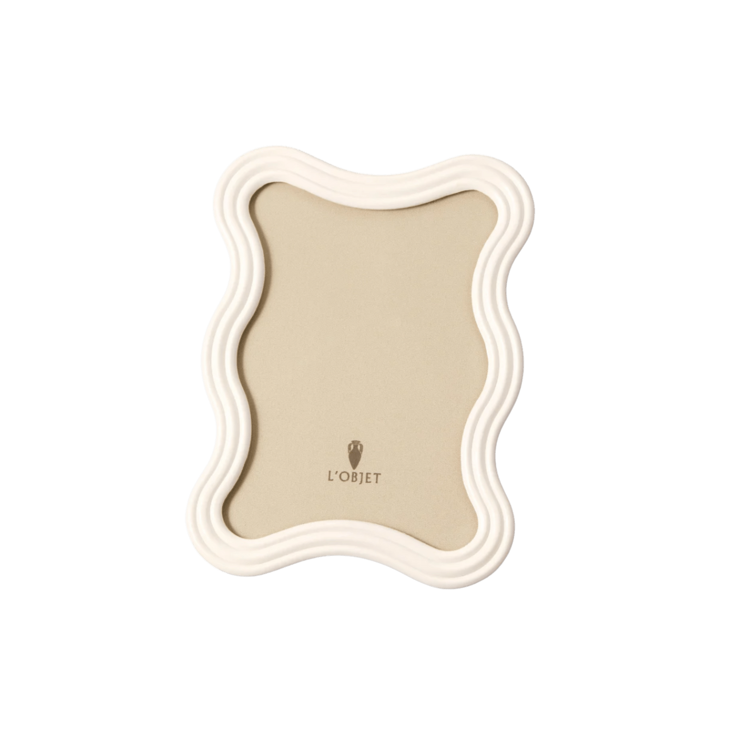 Ripple Frame in White Enamel - Hosted by Kelly Gaudreau