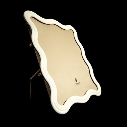 Ripple Frame in White Enamel - Hosted by Kelly Gaudreau