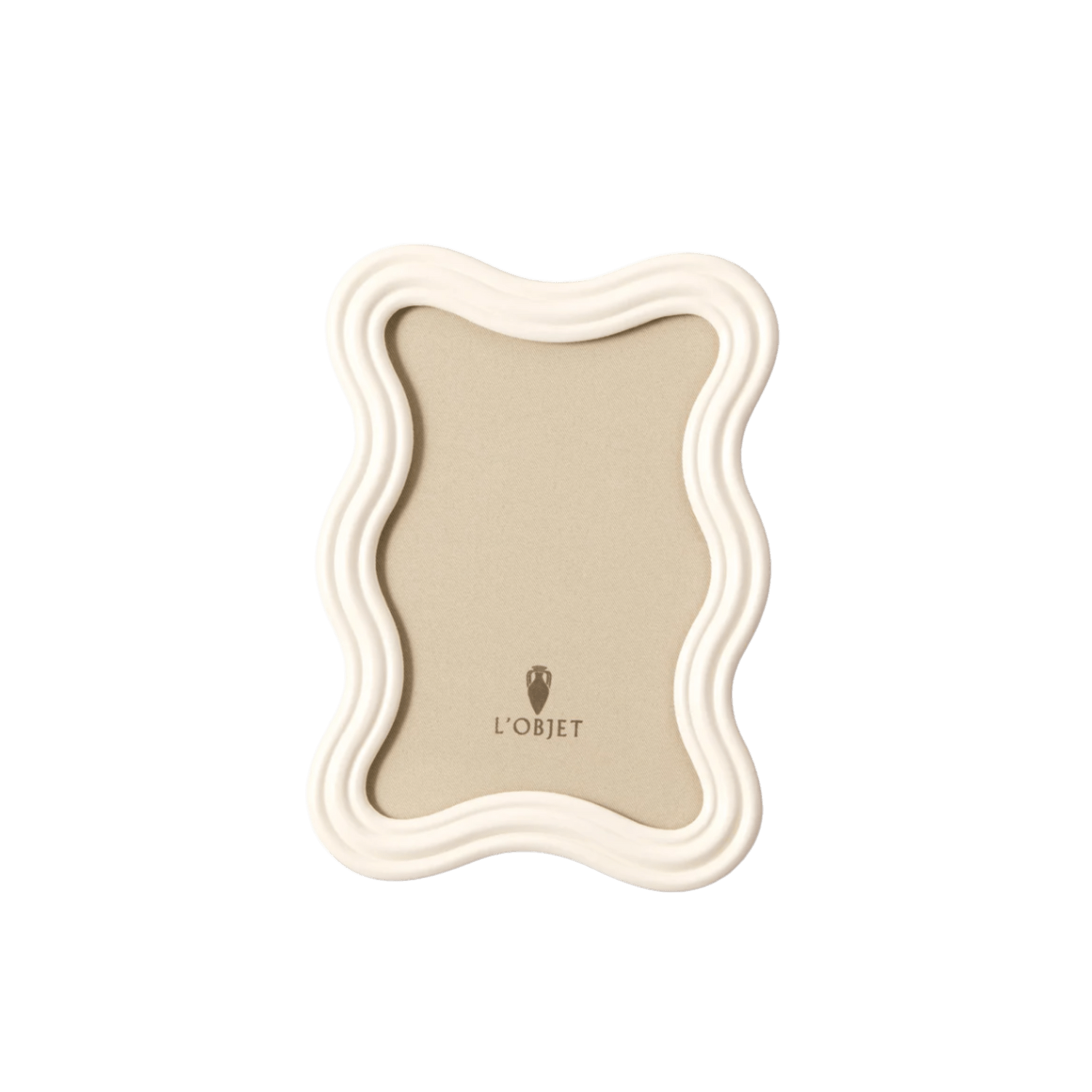 Ripple Frame in White Enamel - Hosted by Kelly Gaudreau