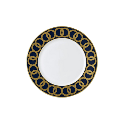 Riviera Dream Navy Dinner Plate - Hosted by Kelly Gaudreau