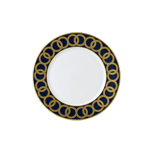 Riviera Dream Navy Dinner Plate - Hosted by Kelly Gaudreau