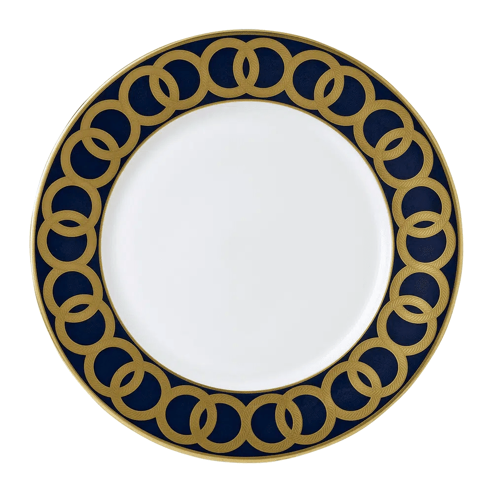 Riviera Dream Navy Dinner Plate - Hosted by Kelly Gaudreau